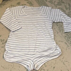 Striped Women's Pajama Set